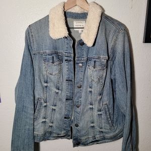 Torrid Sherpa Lined Denim Jacket